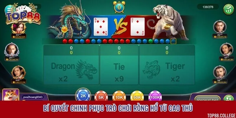 Mẹo đặt cược Rồng hổ được chia sẻ từ cao thủ