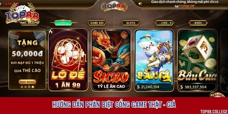 Truy cập đúng link cổng game chính thức để nhận ưu đãi